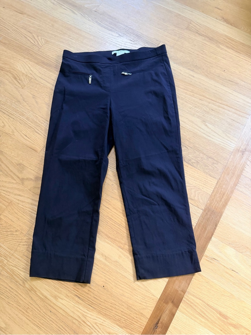 Ladies Size 10 "Zac & Rachel"  Capri Pants with Zip Details GUC